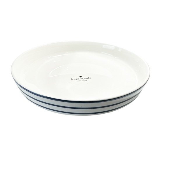 ♠️Kate Spade/Lenox♠️ PRIMROSE DRIVE STRIPE COBALT PASTA BOWL 8.75” 💙💙💙 - Picture 1 of 4